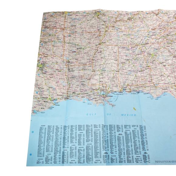 Rand McNally Lithographed Eastern US Phillips 66 Patroleum Road Map Vtg 24 x 18" - Picture 8 of 13